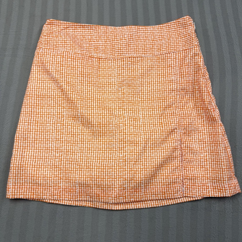 IZOD XFG‎ Stretch Womens Golf Skirt Skort Athletic Tennis Pickleball Sz 2 Orange